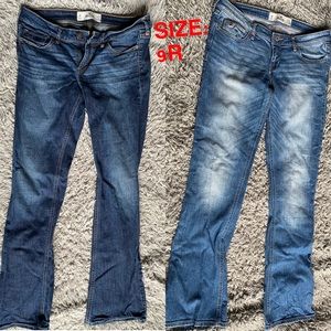 TWO PAIRS OF HOLLISTER BOOTCUT JEANS